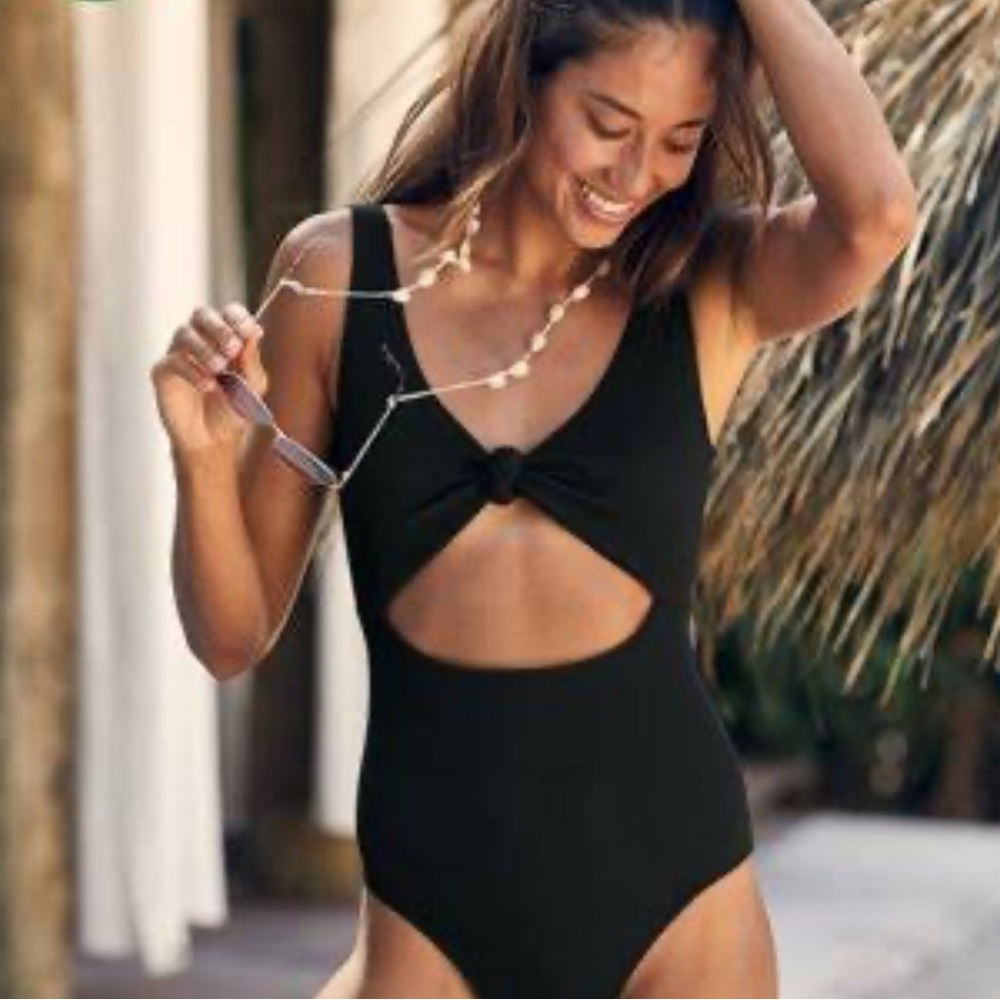 Aerie Black One Piece Swimsuit